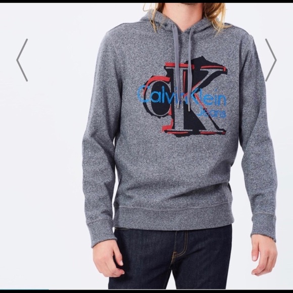 VINTAGE CALVIN KLEIN MENS HOODIE. - Picture 3 of 3